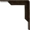 Ekena Millwork Stockport Steel Bracket, Antiqued Pale Gold 2"W x 8"D x 8"H BKTM02X08X08STAPG - alternate 7